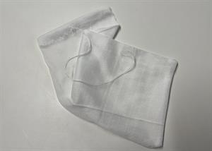 Snørepose til teblade ved fremstilling af kombucha, polyester
